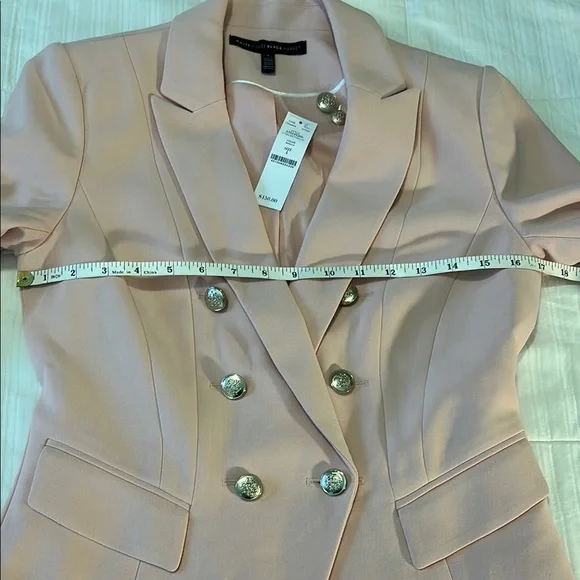 Pink White House Black Market Size 4 Women’s Blazer - Picture 6 of 7